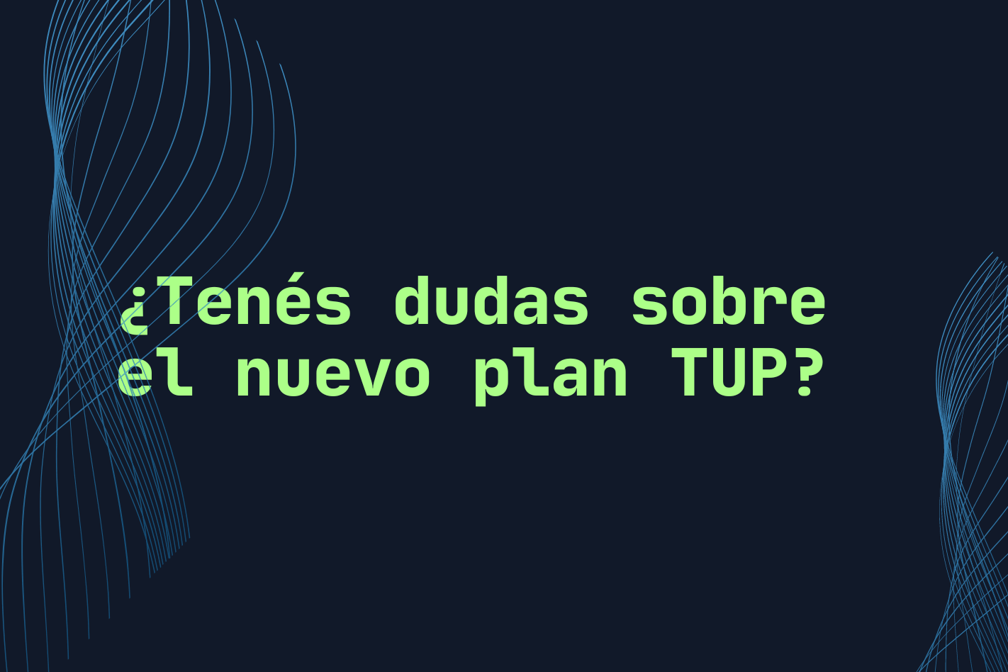 Charla informativa sobre el nuevo Plan de estudios de la Tecnicatura Universitaria en Programación