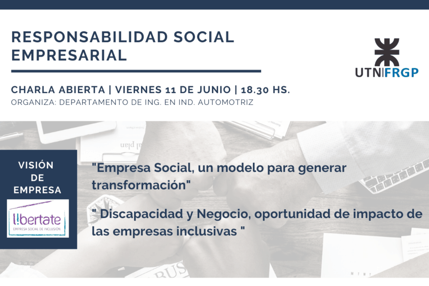 CHARLA ABIERTA SOBRE RESPONSABILIDAD SOCIAL EMPRESARIAL